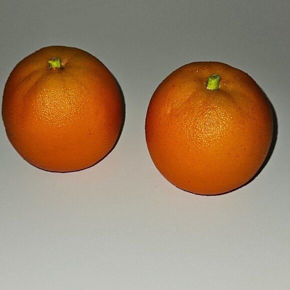 4 Pieces Fake Faux Decorative Fruit Lot Oranges Pears Realistic Life Size - Picture 11 of 15